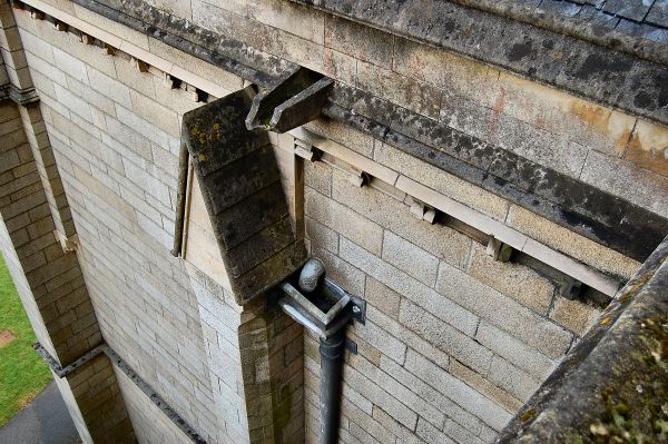 North transept parapet detail