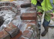 Chimney repairs under way